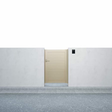 シンプレオ門扉　５型　片開き　柱仕様     ０６・１２ | YKKAP